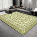 Living Room Rug,Large Rug,Oversized, Gold Leaves Design,Bedroom Rug,Soft And Thick, Machine Washable, Thickened Rug, Bedside Rug,Decorative Indoor Rug_maomaolike.com