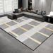 Living Room Rug,Large Rug,Oversized, Gold Leaves Design,Bedroom Rug,Soft And Thick, Machine Washable, Thickened Rug, Bedside Rug,Decorative Indoor Rug_maomaolike.com