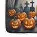 Fawn Pug Spooky Halloween Memory Foam Kitchen Mat Machine Washable Anti-Fatigue Mat Cushion Comfort Bath Mat Or Kitchen Rug_maomaolike.com