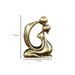 Brass Vintage Statue Kissing Couple Nordic Modern Living Room TV Wine Cabinet Home Decoration Ornament_maomaolike.com