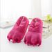 Winter Warm Soft Indoor Floor Slippers Women Men Shoes Paw Funny Animal Christmas Monster Dinosaur Claw Plush Home_maomaolike.com