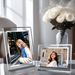 Crystal Transparent Glass Tabletop Picture Empty Frame, Crystal High-end Photo Frame 10inch 56inch 7inch 8inch A4_maomaolike.com