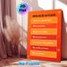Spanish Classroom Rules Painting Poster, Vibrant Orange-toned Structured Text Poster, Clearly Outlines Classroom Conduct Guidelines To Maintain_maomaolike.com