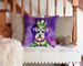 Schnauzer King Of Mardi Gras Throw Pillow Machine Washable, Indoor Outdoor Decorative Pillow For Couch, Bed Or Patio, 14Hx14W_maomaolike.com