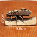 Pure Bamboo Joint Cicada Desktop Table Art Tea Pet Ornament Creative Scorpion Snail Small Brass Metal_maomaolike.com