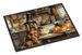 Cocker Spaniel Fall Kitchen Pumpkins Doormat Front Door Mat Indoor Outdoor Rugs For Entryway, Non Slip Washable Low Pile, 24H X 36W_maomaolike.com