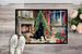 Flat-Coated Retriever Cozy Christmas Doormat Front Door Mat Indoor Outdoor Rugs For Entryway, Non Slip Washable Low Pile, 24H X 36W_maomaolike.com