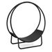 Firewood Log Hoop 20 Inch Round Heavy-duty Metal Curved Log Rack With Stand_maomaolike.com