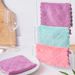 3pcs/5pcs/10pcs Microfiber Towel Absorbent Kitchen Cleaning Cloth Non-stick Oil Dish Towel Rags Napkins Tableware Household Cleaning Towel_maomaolike.com