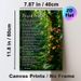 Desiderata Poem Painting Poster, Lush Tropical Floral Jungle Poster, Inspirational Reflective Verse For Calming Atmosphere, Ideal For Home, Office Or_maomaolike.com