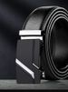 HOT Youth Brand High Quality Men's Belt Male Metal Automatic Buckle_maomaolike.com