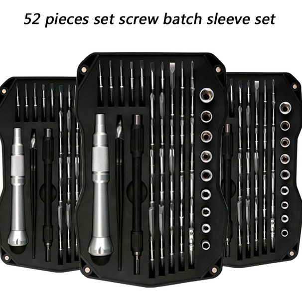 52 Piece Screwdriver Set, Laptop Screwdriver Kit, Professional Computer Screwdriver Repair Kit , For IPhone, Watch, Camera, Glasses, Xbox_maomaolike.com