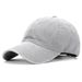 Unisex Plain wash made old cap baseball cap Fashion couple student hat Female cap small face visor_maomaolike.com