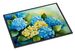Hydrangeas In Watercolor Doormat Front Door Mat Indoor Outdoor Rugs For Entryway, Non Slip Washable Low Pile, 24H X 36W_maomaolike.com
