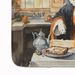Saint Bernard Fall Kitchen Pumpkins Memory Foam Kitchen Mat Machine Washable Anti-Fatigue Mat Cushion Comfort Bath Mat Or Kitchen Rug_maomaolike.com