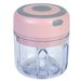 Mini Electric Garlic Chopper 8.45OZ Cordless Garlic Mincer Food Chopper Rechargeable Food Blender Chili Nut Onion Pepper Meat Ginger Food_maomaolike.com