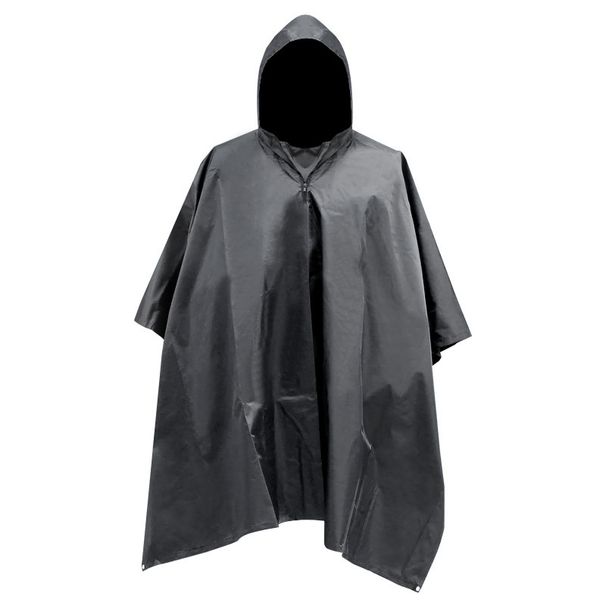 Heavy Duty Raincoat Navy | Waterproof PVC Hooded Jacket Entryway Outdoor - 888_maomaolike.com