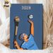 Dublin Hurling Painting Poster, Minimalist Flat-Style Illustrated Hurler With Hurley & Sliotar Poster, Sporty Wall Decor For Living Room, Sports Bar_maomaolike.com