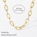 EILIECK 316L Stainless Steel Gold Color Thick Link Necklace For Women Girl Fashion Neck Chain Punk Jewelry Gift Colar_maomaolike.com
