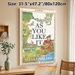Shakespeare's As You Like It Painting Poster, Vintage Literary Style Illustrated Poster, Woodland Scene With Bard & Forest Animals, Infuses Classic_maomaolike.com