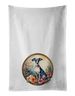 Italian Greyhound And Flowers Kitchen Towel Set Of 2 White Dish Towels Decorative Bathroom Hand Towel For Hand, Face, Hair, Yoga, Tea, Dishcloth, 19 X 28", White_maomaolike.com