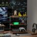 Storage Bookshelf Desktop Desk Multi-layer Hole Rack Shelf Heightening Camping Retro Home Long Strip_maomaolike.com