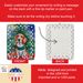 English Foxhound Christmas Porcelain Ornament Christmas Tree Hanging Decorations For Home Christmas Holiday, Rectangle, Gift, Multicolor_maomaolike.com