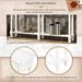 Console Table Sofa Table Easy Assembly With Two Storage Drawers And Bottom Shelf For Living Room,Entryway_maomaolike.com
