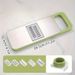 7pcs/set Multifunctional Vegetable Slicer And Grater Set Interchangeable Blades Manual Kitchen Tool Kit - For Potatoes_maomaolike.com
