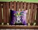 Borzoi King Of Mardi Gras Throw Pillow Machine Washable, Indoor Outdoor Decorative Pillow For Couch, Bed Or Patio, 14Hx14W_maomaolike.com