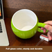 Coconut Shaped Mug With Cute Lid, Straw Water Cup, Birthday Gift Cup, Couple's High-value Milk Breakfast Cup_maomaolike.com