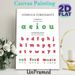 Vowels & Consonants Painting Poster, Color-coded Educational English Phonics Poster, Assists With Learning Alphabet Categories And Word Structures_maomaolike.com