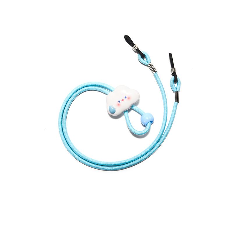 Unisex Children's glasses rope lashing rope non-slip strong fixed strap sports anti-drop ear hook leg set telescopic eye rope_maomaolike.com
