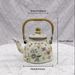Enamel Kettle 40.58 oz - Multipurpose teapot and kettle with strainer, perfect for gift giving and festive occasions_maomaolike.com