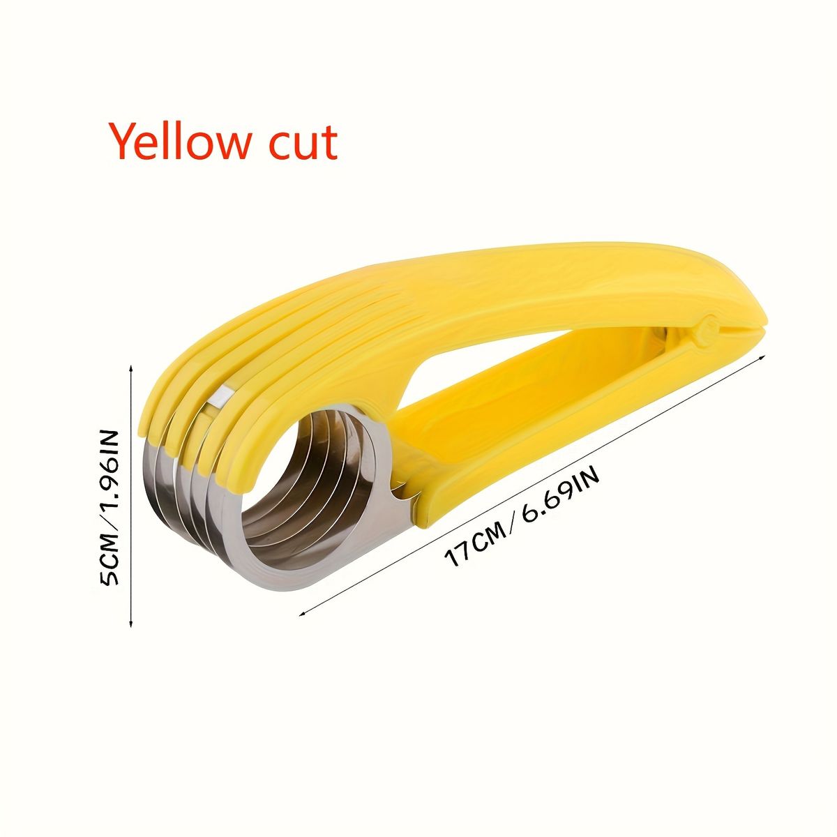 Stainless Steel Multi-Purpose Slicer - Perfect For Bananas, Fruits, Vegetables & Sausages - Manual Kitchen Gadget Food Slicer_maomaolike.com