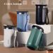 500ml Fashion Double Stainless Steel Mug With Rope Leak-Proof Coffee Tea Cold Drink Bottle Car Vacuum Flask_maomaolike.com