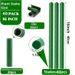 Outdoor Garden Stake, 40cm Long, Set Of 40, DIY 80/120/160/cm Tomato Stake, Plastic Coated Aluminum Alloy Plant Stake Support Rod_maomaolike.com