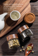 Mini Glass Sealed Food Grade Coffee Powder Dispensing Bottle Portable Flower Tea Exquisite Storage Jar_maomaolike.com