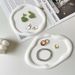 Gypsum Jewelry Display Tray Jewelry Holder Organizer Storage Irregular Disk Plate Ring Bracelet Necklace Jewelry Decoration_maomaolike.com