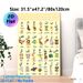 Arabic Alphabet Painting Poster, Cute Cartoon Animal & Arabic Letter Graphic Poster, Aids Arabic Language Learning, Ideal For Study Rooms And Language_maomaolike.com