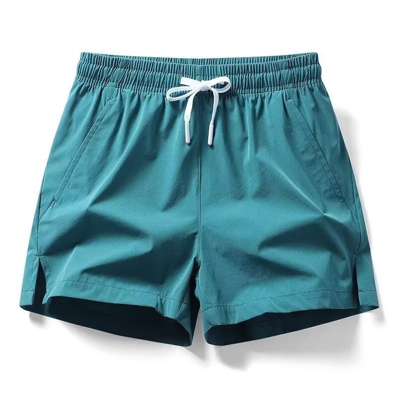Men's Clothing Summer pants new style ice silk thin fashion casual loose drawstring three-quarter pants men's beach swimming large size shorts_maomaolike.com