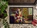 Wirehaired Pointing Griffon And Santa Claus Doormat Front Door Mat Indoor Outdoor Rugs For Entryway, Non Slip Washable Low Pile, 24H X 36W_maomaolike.com