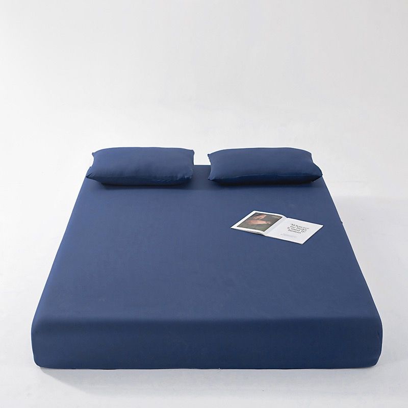 Deep Sleeping Knitted Cloud Feeling Bed Sheet Simple Solid Color Single Bed Sheet_maomaolike.com