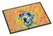 Dalmatian Hippie Dawg Doormat Front Door Mat Indoor Outdoor Rugs For Entryway, Non Slip Washable Low Pile, 24H X 36W_maomaolike.com