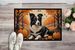 Border Collie Fall Doormat Front Door Mat Indoor Outdoor Rugs For Entryway, Non Slip Washable Low Pile, 24H X 36W_maomaolike.com