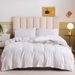 Wave Square Boho Tufted Embroidery Duvet Cover Set Bedding Three Piece Set_maomaolike.com