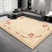 Living Room Rug Large Size Gorgeous Gold Frame Design Bedroom Rug Plush Thickened Machine Washable Thickened Underlay Interior Decorative Rug_maomaolike.com