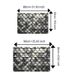 Bathroom Mat Toilet Mat Shower Mat Entrance Rug Absorbent Non-Slip Mat Soft Quick-Dry Machine Washable_maomaolike.com