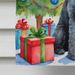 Kerry Blue Terrier Christmas Reindeer House Flag Large Porch Sleeve Pole Decorative Outside Yard Banner Artwork Wall Hanging, Polyester, House Size, Multicolor_maomaolike.com
