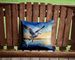 Gull Flying Low Throw Pillow Machine Washable, Indoor Outdoor Decorative Pillow For Couch, Bed Or Patio, 14Hx14W_maomaolike.com
